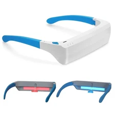 Red Light Therapy Glasses for Eye Health and Vision Improvement, Wearable Blue L