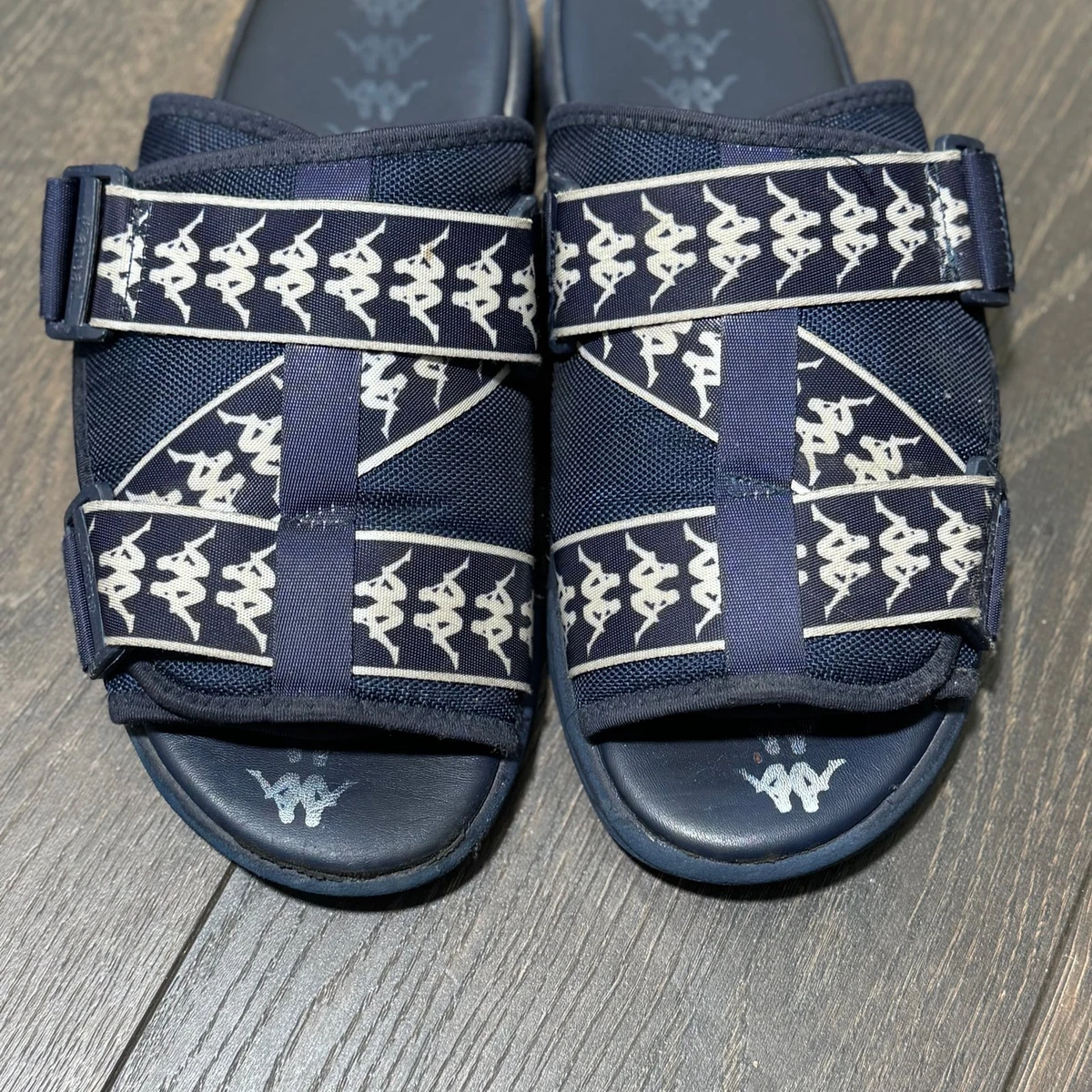 BLUE AND SILVER KAPPA SLIDES FOR SALE! Amazon.com | Kappa Unisex main image 4