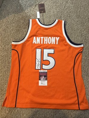 SYRACUSE ORANGE- CARMELO ANTHONY SIGNED AUTOGRAPH AUTHENTIC JERSEY