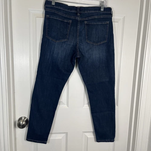 Banana Republic Women's High Rise Skinny Stretch Dark Blue Jeans 31/12P - Picture 8 of 14