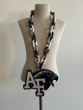 Air Force Falcons Logo Oversized Necklace, Fan Pendant Chain