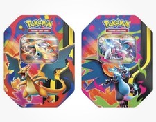 Pokemon TCG Mega Charizard ex Tins Sealed SET OF 2 Releases 2/20/2026 In-hand
