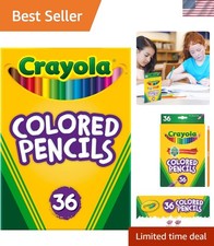 36ct Non-Toxic Colored Pencils for Kids  Adults - Pre-Sharpened Art Supplies