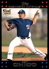 Matt Chico 2007 Topps #622 Nationals MLB READ FREE SHIPPING AutographDen