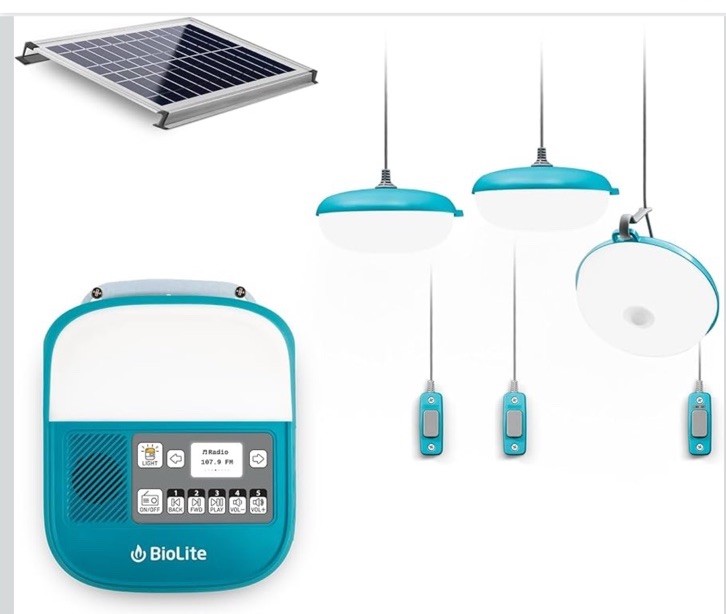 Biolite Solar Home 625 Light Kit 25Wh Led Camp Ceiling Emergency Tiny Home Rv