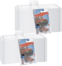 BTSKY 50 Pack Clear Protector Case Compatible with Hot-Wheels Clear-50 Pcs