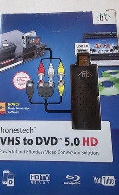 Honestech VHS to DVD 5.0 HD Powerful Effortless Music Video Conversion Solution