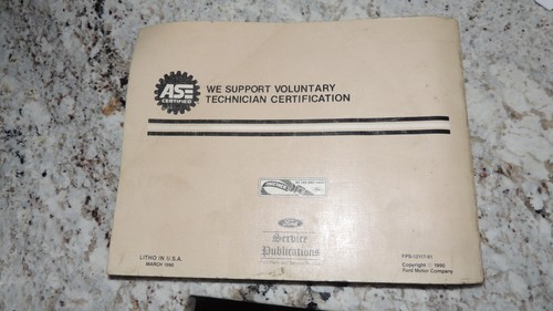 1991 Ford Escort Mercury Tracer OEM Electrical & Vacuum Troubleshooting Manual - Picture 2 of 3