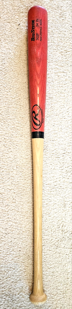 Batte De Baseball Rawlings Adirondack Big Stick 34″ – Bois, Fabriquée Aux USA