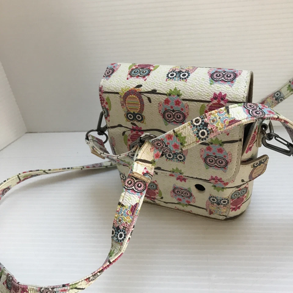 Funda de cuero para cámara con búho Fuji Instax Mini 8 Mini 8S Foto 4 de 4