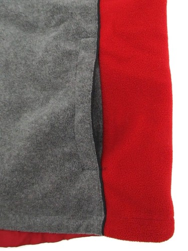 Vintage IZOD XFG Reversible Fleece Vest XXL Red Gray PerformX Zip Up Outdoor Y2K - Picture 5 of 13