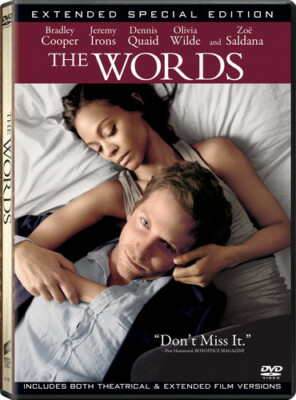 DVD The Words 2012 CBS Films Bradley Cooper Dennis Quaid Special Edition 