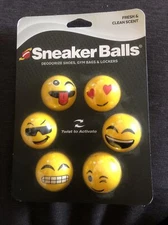 Sneaker Balls 6-Pack Emoji Shoe Freshener