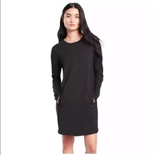 Athleta Balance Mini Dress Size XS Petite With Pockets Black