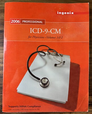 ICD-9-CM Professional for Physicians, Volumes 1 & 2 - 2006 (Softbound Version)