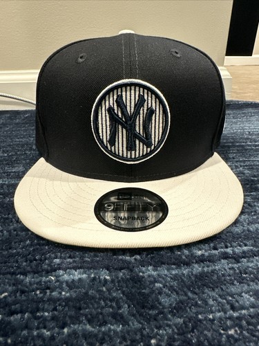 New York Yankees 2024 Batting Practice Home New Era 9FIFTY Druckknopflasche Neu mit Etikett marineblaue Mütze