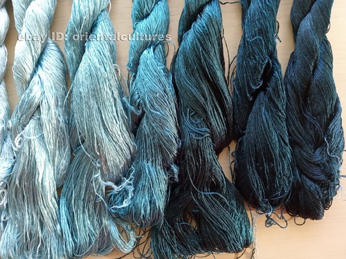 7bundles 100%natural mulberry silk,hand-dyed su embroidery silk floss/threads - Picture 6 of 12