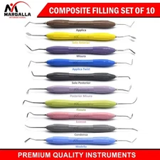 Dental Composite Restorative Filling Instruments with Silicone Handle Margalla