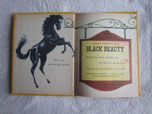 1973 Anna Sewell's Black Beauty - Wonder Books - Imagen 3 de 6