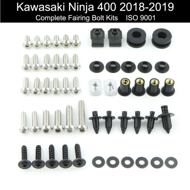 Complete Fairing Bolts Kit Stainless Screws Fit For Kawasaki ninja 400 2018-2019