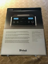 ORIGINAL MCINTOSH-C2300 TUBE PREAMPLIFIER -  SPEC INSERT D905