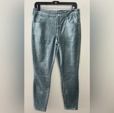 Anthropologie Pilcro The Letterpress Women  s High Rise Velvet Skinny Pant Sz 29