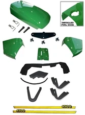 New Upper Hood/Fuel Door Kit/Cowl Set/CATCH/ Seal Kit fits John Deere 4500 
