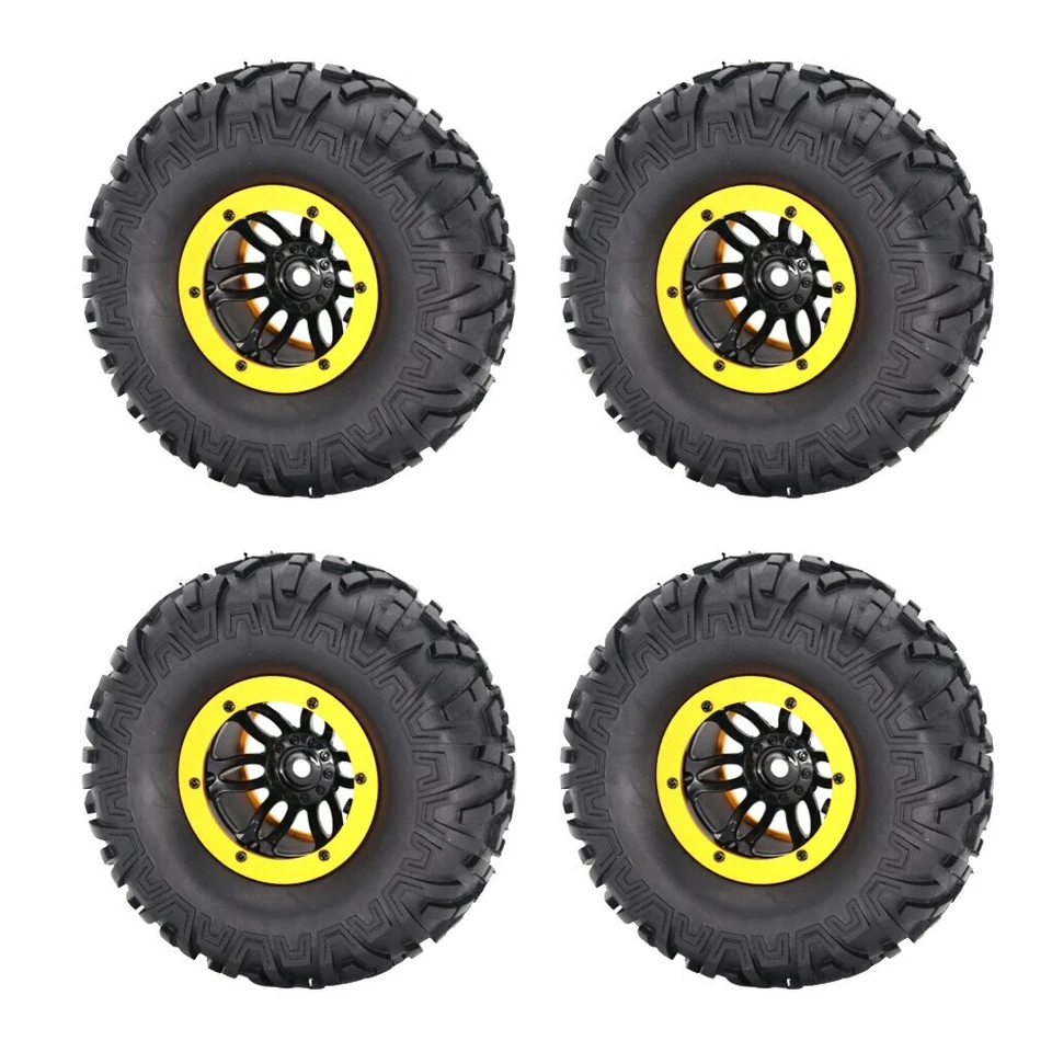 2.2" 1/10 RC Rock Crawler Inflated Air Tire Beadlock 135mm for TRX4 SCX10 D90 - Image 4 of 4