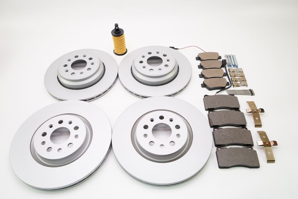 Maserati Ghibli Base brake pads rotors service kit FREE FILTER 2014 2015 2016