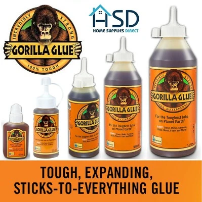 Gorilla Glue Super Strong Epoxy Waterproof Multi Purpose Adhesive Wood Stone NEW