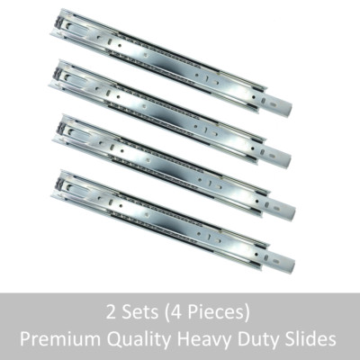 24'' Drawer Slides - 500lb Heavy-Duty - Premium Quality {2 PAIRS}