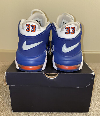 Nike Air More Uptempo Knicks 10 White Orange Blue 921948-101 1 3 4