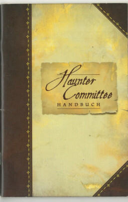 1 Stück ~ Deutsches Handbuch ~ Haunter Committee ~ Ghost Master ~