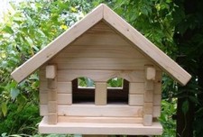 Bauanleitung für ein Vogelhaus - Blockhaus -...