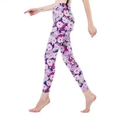 S-XXXL Flower Print Fitness Legging Workout Gym Yoga Pants