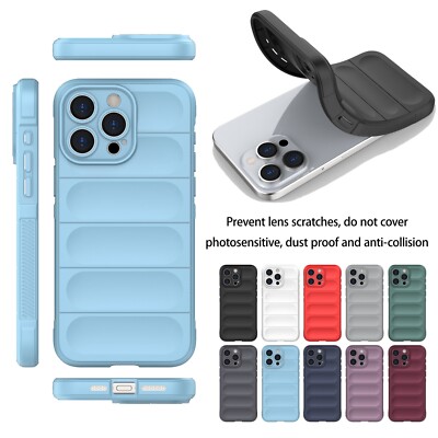 For iPhone 17 16e 15 14 Plus 13 12 11 Pro Max Luxury Shockproof Phone Back Case