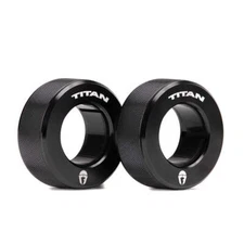Titan Fitness TwistLock Pro Aluminum Barbell Collar Set, 59.5mm-51.5mm Sleeve