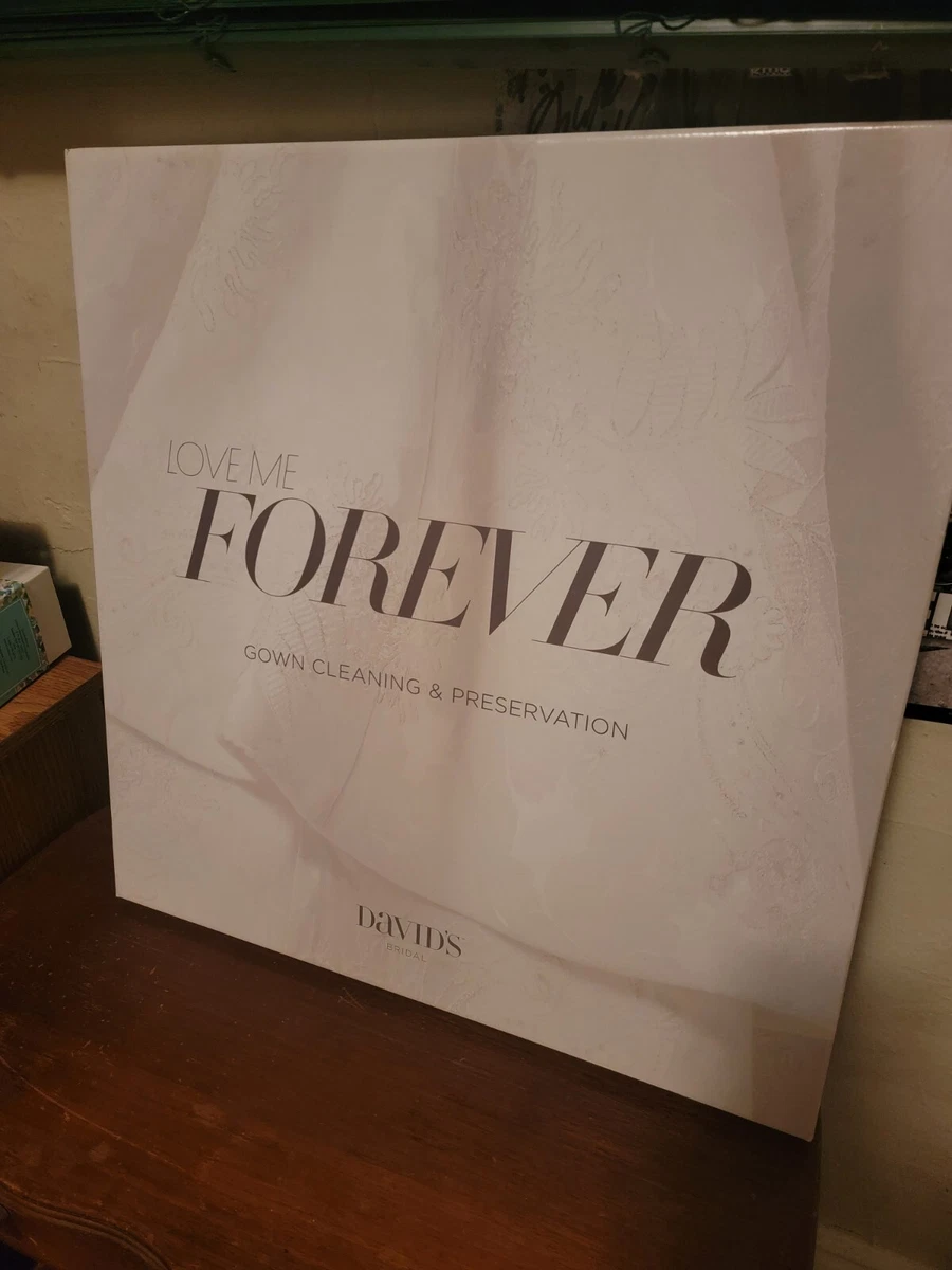 David's bridal wedding top dress preservation kit