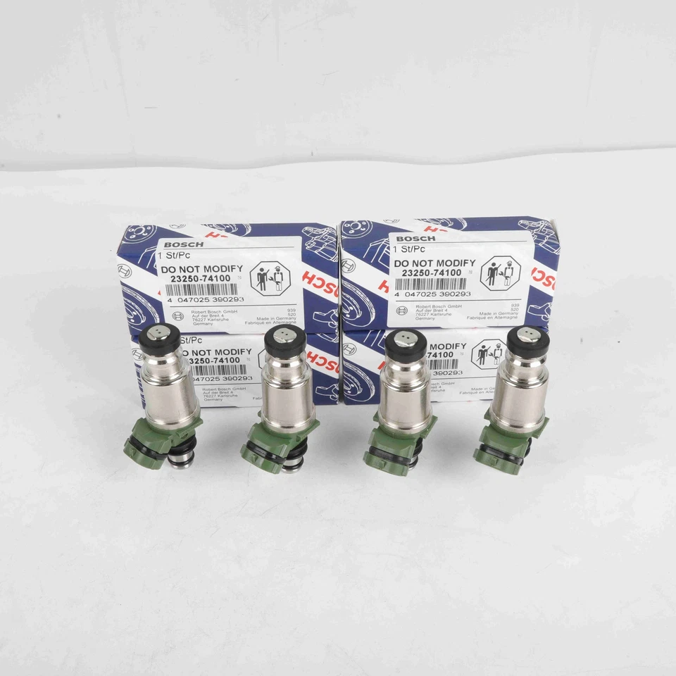 4× FUEL INJECTORS For 1992-2000 TOYOTA CAMRY 2.2L- Bosch 23250-74100 23209-74100 - Image 2 of 4