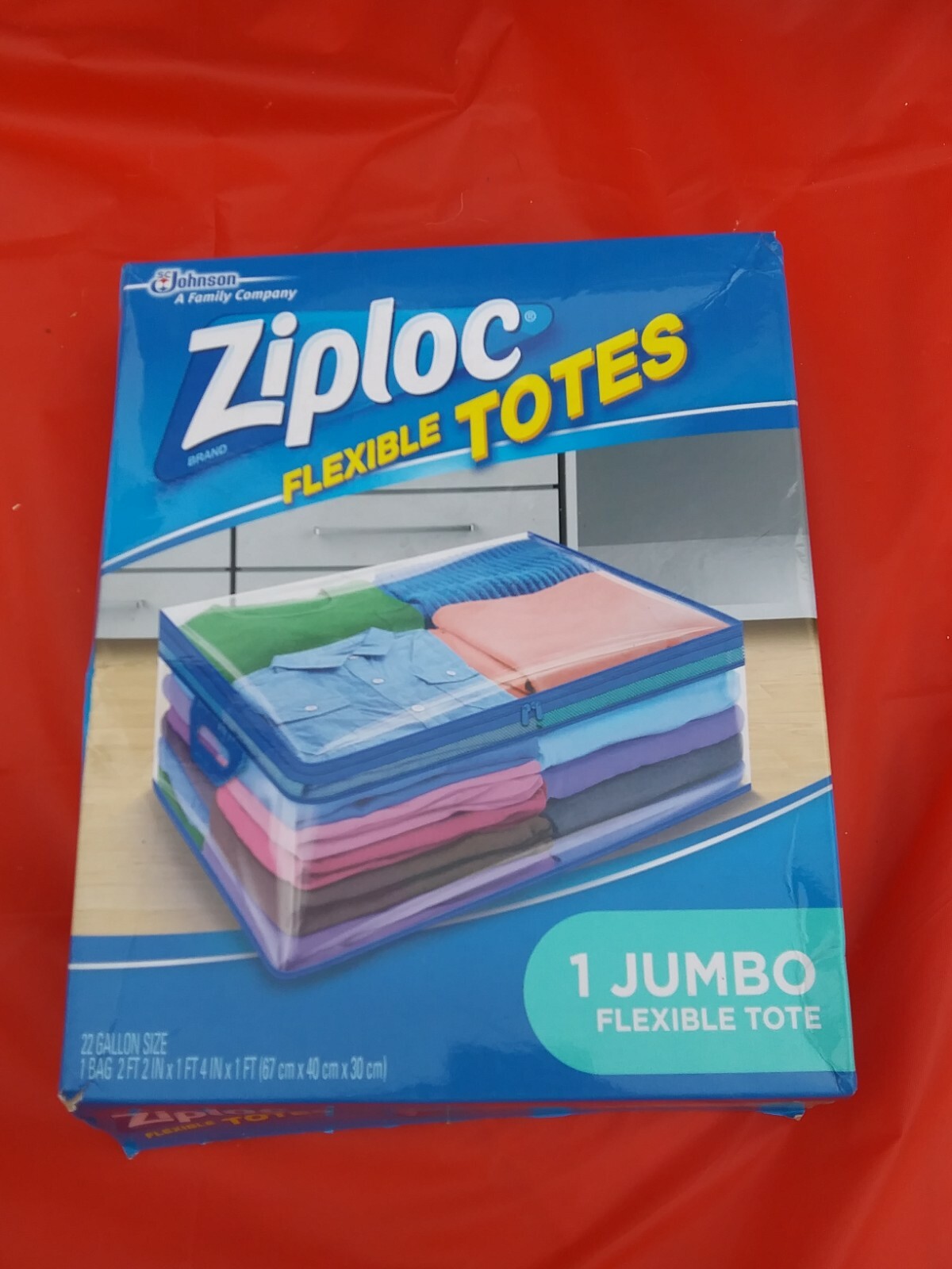 NEW Ziploc Storage Bags for Clothes, Flexible jumbo Totes IN BOX eBay