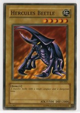 Yugioh Hercules Beetle TP1-025 Common Unlimited Light Play Tournament pack 1 LP