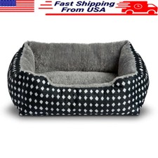 Cozy Cuddler Pet Bed Small Dogs Cats Soft Sleep Area Bolstered Support New