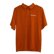 Whataburger Employee Uniform Polo Shirt Unisex Small S Short Sleeve Orange 