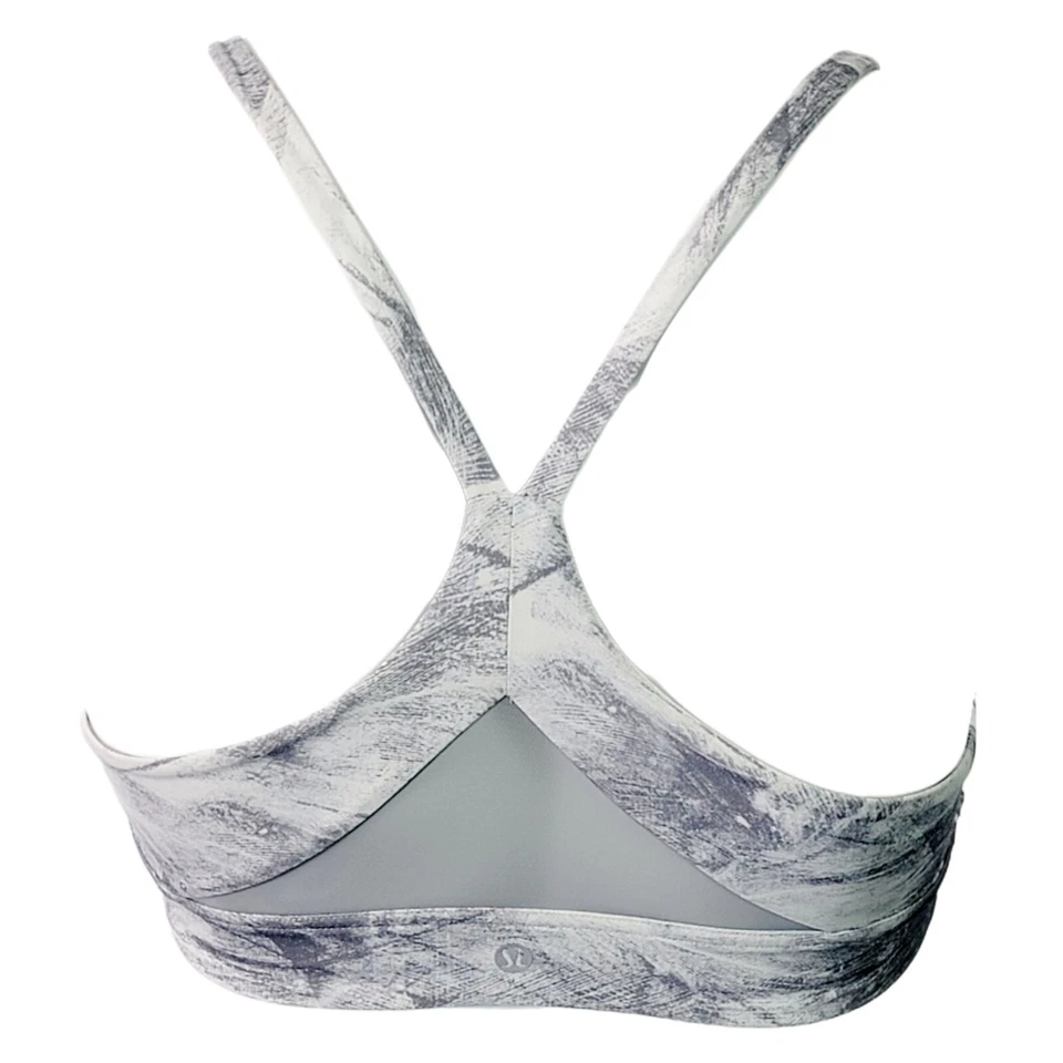 Sujetador Lululemon Train Times Talla 10 Breeze By White Light Cast W2AN6S Foto 2 de 4