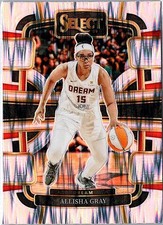2024 Panini Select WNBA #51 Allisha Gray Prizms Silver Flash
