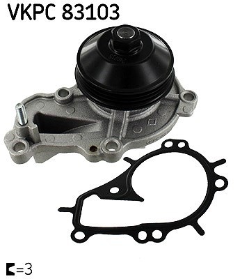 SKF Wasserpumpe U.A. FüR CitroËN, Ds, Opel, Peugeot, Vauxhall-image