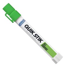 Markal 61042 Quik Stik F.Green Solid Paint Marker Metal Glass Wood Plastic 1Pack
