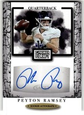 2021 SAGE Premier Draft Peyton Ramsey Autographs Black #A73 Auto