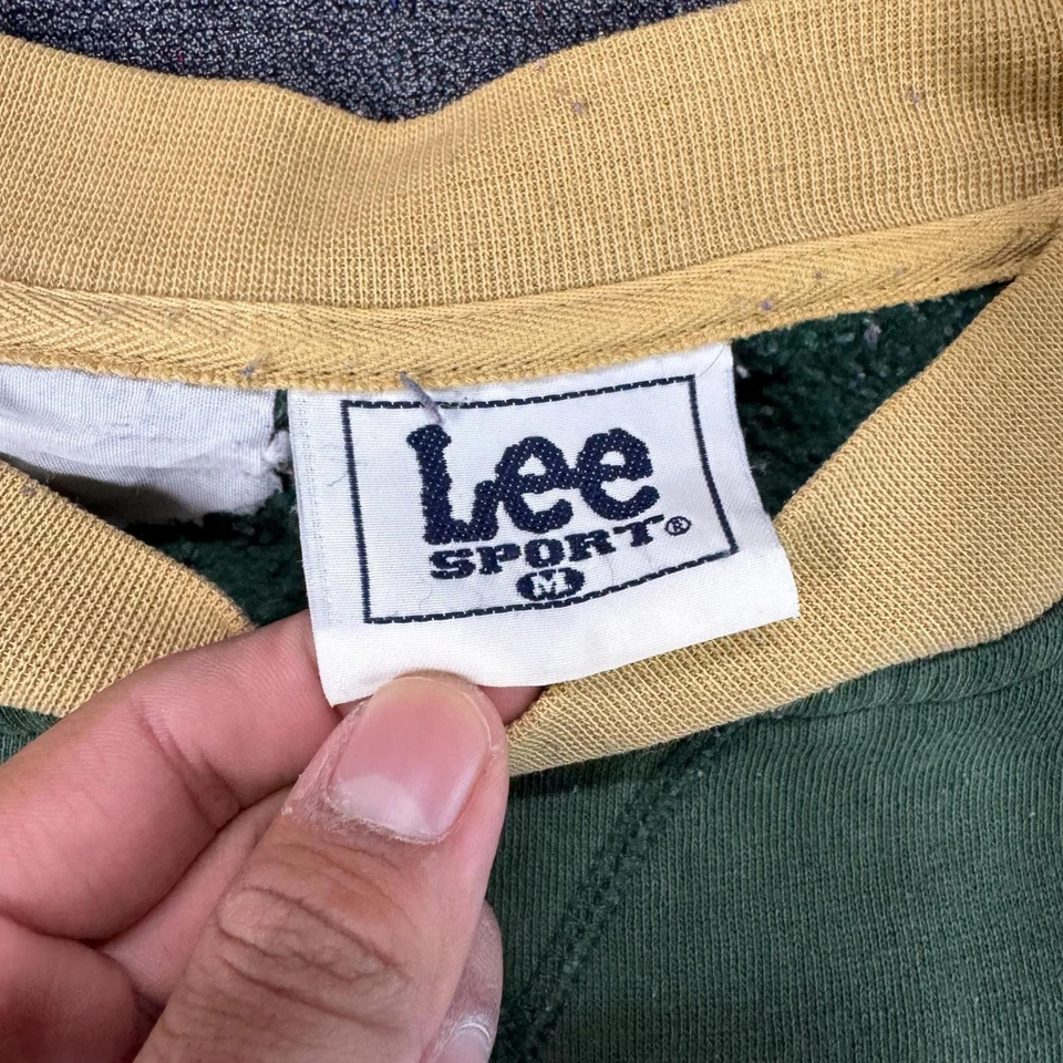 Suéter Deportivo De Colección Años 90 Minnesota Wild NHL Lee Algodón Verde Talla M Foto 3 de 4