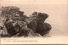 Postcard VTG Pulpit Rock, East Point, Nahant, Massachusetts Unposted c1905